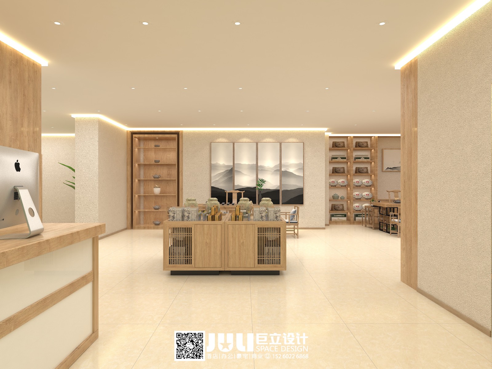 龙岩珠江茶叶展厅设计项目
